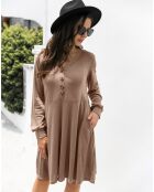 Robe Emmalyn marron