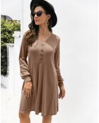 Robe Emmalyn marron