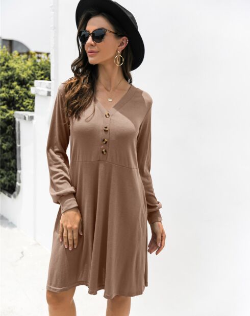 Robe Emmalyn marron