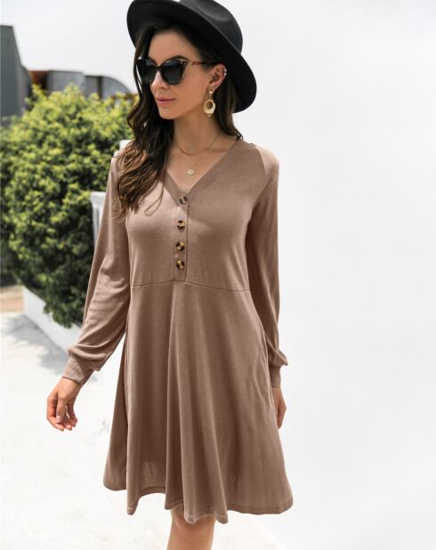 Robe Emmalyn marron