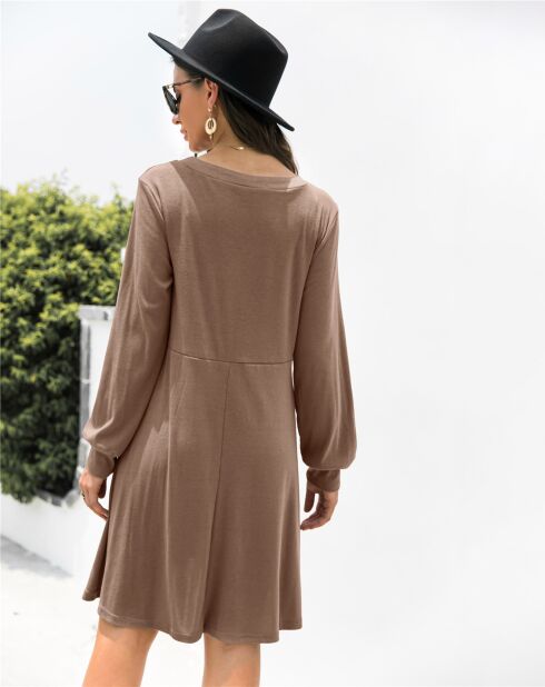 Robe Emmalyn marron