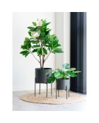 Tapis rond en jute naturel tressé Bombay nature - D.90 cm