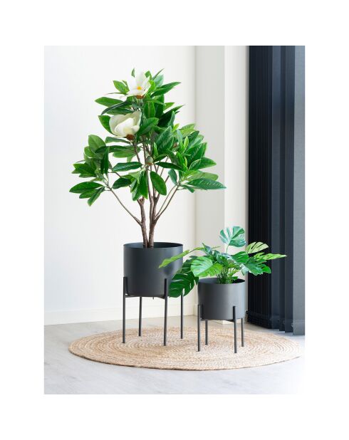 Tapis rond en jute naturel tressé Bombay nature - D.90 cm