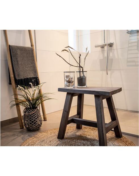 Tapis rond en jute naturel tressé Bombay nature - D.90 cm