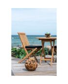 Décoration Goutte d'eau avec verre San Marino nature - D.15x15 cm