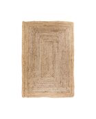 Tapis en jute naturel tressé Bombay nature - 135x65 cm