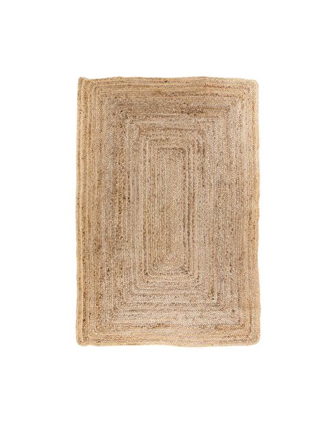 Tapis en jute naturel tressé Bombay nature - 135x65 cm