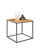 Tavolino con struttura e piano in effetto rovere Vita nature - 45x45x45 cm