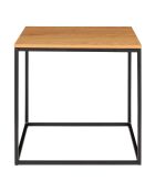 Tavolino con struttura e piano in effetto rovere Vita nature - 45x45x45 cm