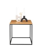 Tavolino con struttura e piano in effetto rovere Vita nature - 45x45x45 cm