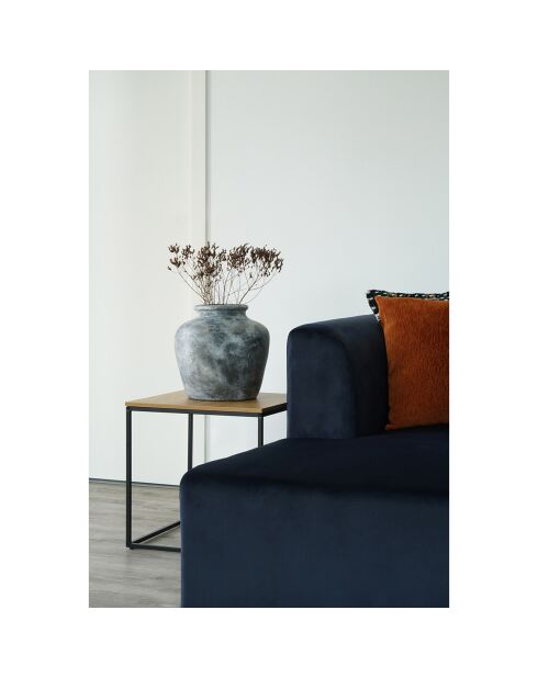 Tavolino con struttura e piano in effetto rovere Vita nature - 45x45x45 cm