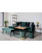 Tavolino con struttura e piano in effetto rovere Vita nature - 45x45x45 cm