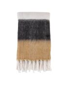 Sintra schwarz/weiß/braun kariert - 170x130 cm