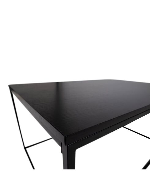 Vita schwarzer Couchtisch - 90x60x45 cm