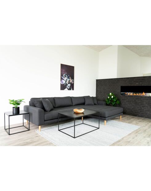 Vita schwarzer Couchtisch - 90x60x45 cm