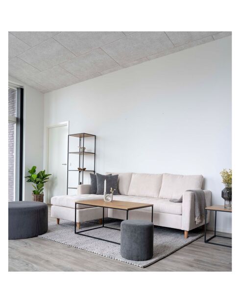 Mesita Vita Nature con aspecto de roble - 90x60x45 cm