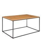 Mesita Vita Nature con aspecto de roble - 90x60x45 cm