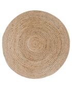 Tapis rond en jute naturel tressé Bombay nature - D.150 cm