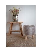 Tapis rond en jute naturel tressé Bombay nature - D.150 cm