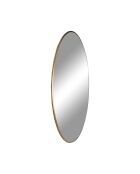 Miroir avec cadre aspect laiton Jersey aspect laiton - D.80 cm