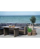 2 cestas redondas con interior de plástico Gili nature