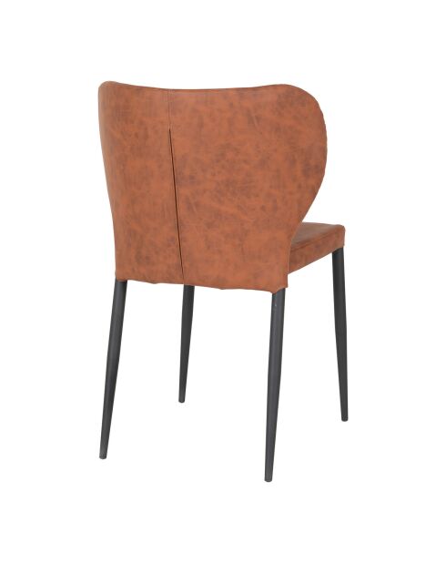 4 sillas Pisa marrones - 52x54x83 cm