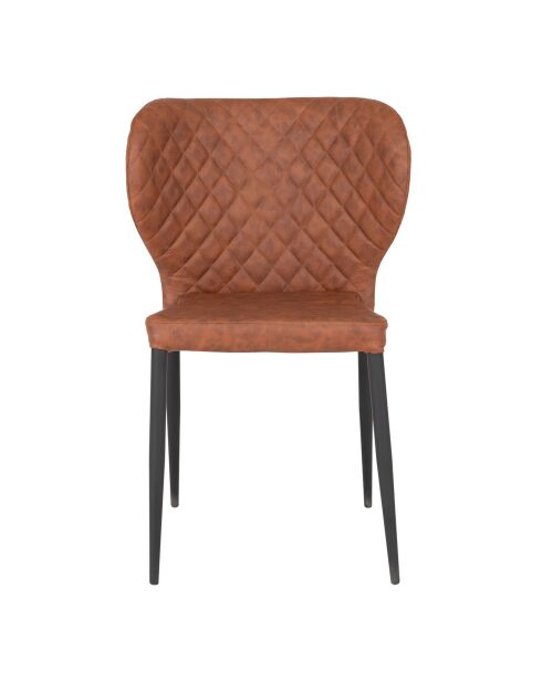 4 sillas Pisa marrones - 52x54x83 cm