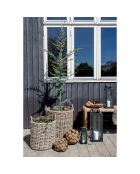 2 cestas redondas de ratán kubu Indo