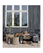 2 cestas redondas de ratán kubu Indo