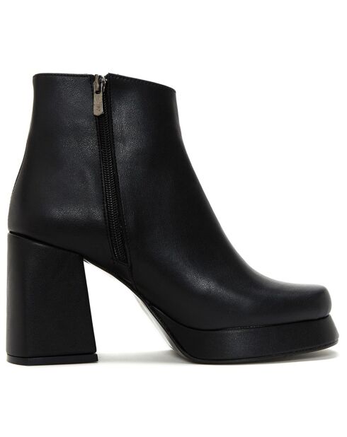 Bottines Dita noires - Talon 9 cm