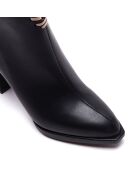 Bottines Forka noires - Talon 9 cm