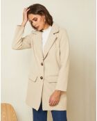 Manteau court Giulia beige