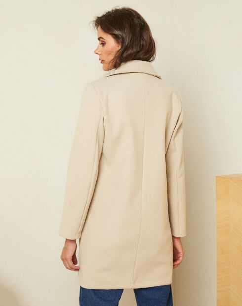 Manteau court Giulia beige