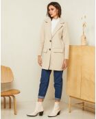 Manteau court Giulia beige