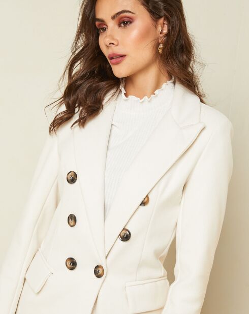 Manteau long Charlotte blanc