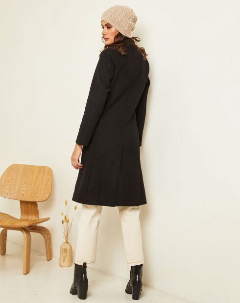 Manteau long Charlotte noir
