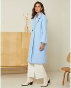 Manteau long Mya ciel