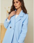 Manteau long Mya ciel