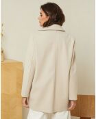 Manteau court Manon beige