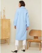Manteau long Emy ciel