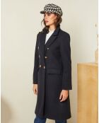 Manteau long Ava marine