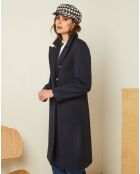 Manteau long Ava marine