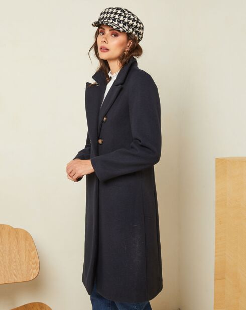 Manteau long Ava marine