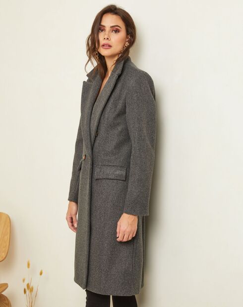 Manteau long Ava anthracite