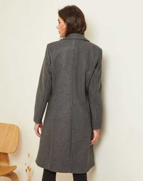 Manteau long Ava anthracite