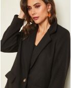 Manteau mi-long Alya noir