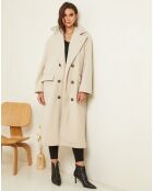 Manteau long Clara beige