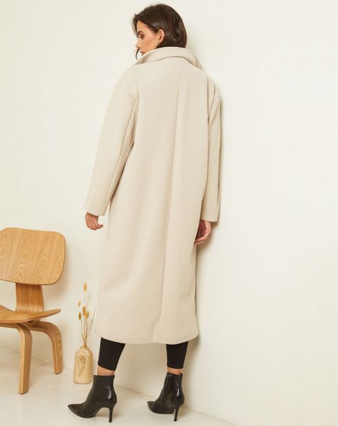 Manteau long Clara beige