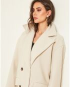 Manteau long Clara beige
