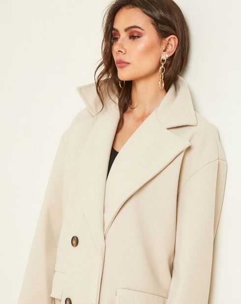 Manteau long Clara beige